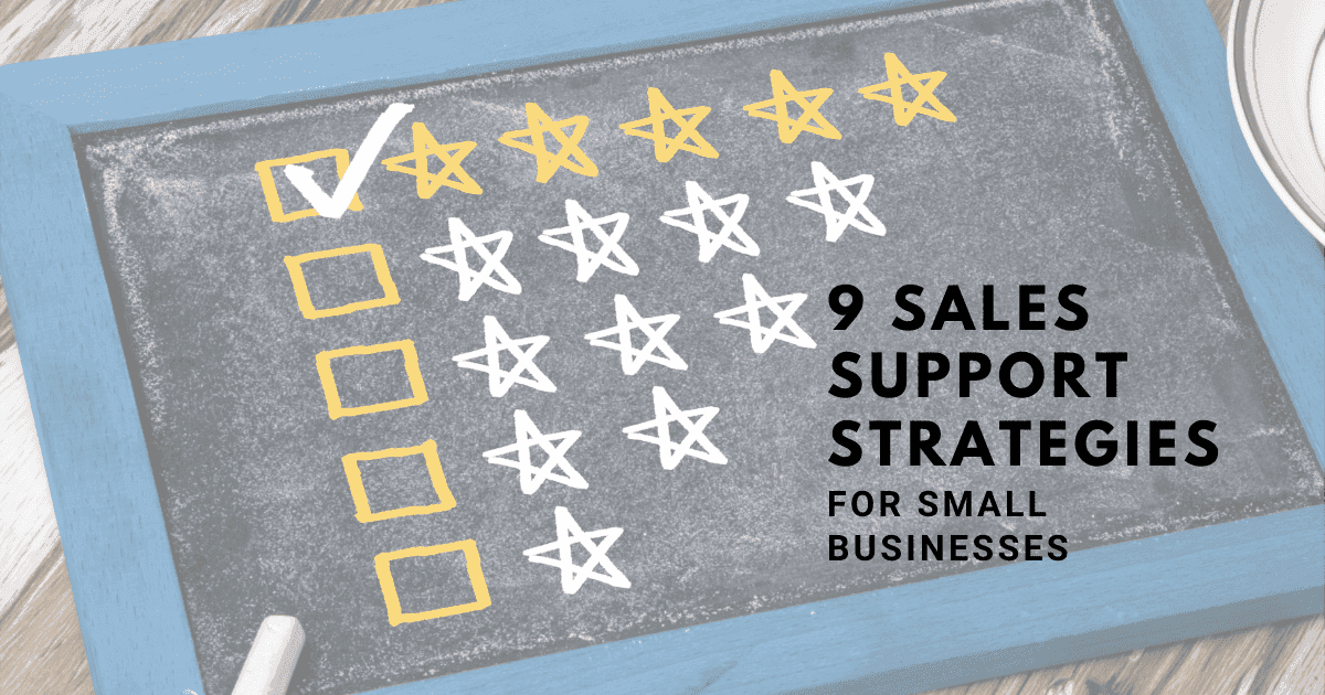 9 Sales support strategies for SMEs