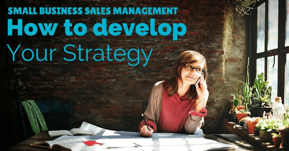 Small business sales management – How to develop a strategy